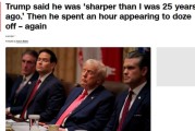特朗普在内阁会议上打瞌睡？白宫：总统“全程专注聆听”