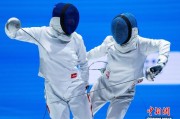 （粤港澳全运会）福建队夺女子重剑团体赛冠军